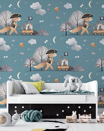 Tapeta Retro-wyścig lis-pirat, Make My Wall 