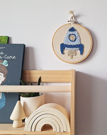 Rakieta- dekoracja do pokoju chłopca, Nataly Atelier