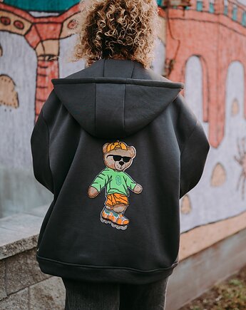 Bluza oversize rozpinana Bart Teddy, BejbiStory