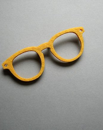 okuLARY, felt label