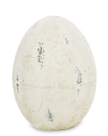 Dekoracja - beżowe jajko z ceramiki 23x17x17 cm ITNOL, MIA home