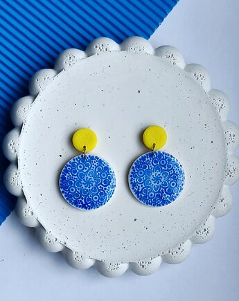 Kolczyki CERAMIC wiszące, WILDBI design