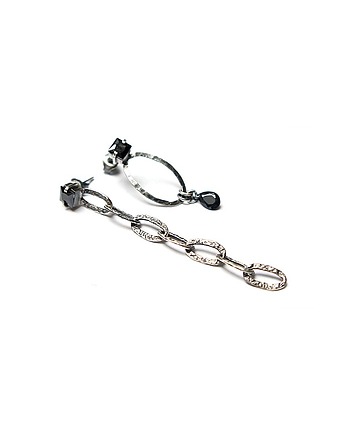 Kolczyki Asymmetric chain vol. 3, Katia i krokodyl