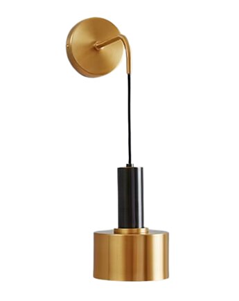 Kinkiet lampa ścienna lampa na ścianę złota LED E27, VOLTA LIGHT