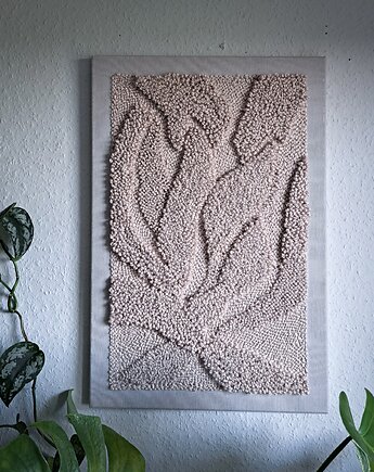 Obraz minimalistyczny punch needle, PUCHAKI