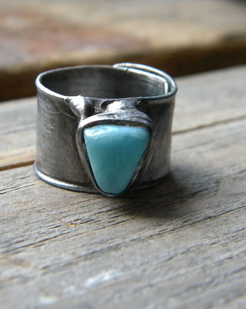 Larimar  - pierścionek, Beata Trotter