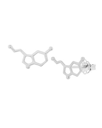 Kolczyki srebrne z serotoniną /918/, MYNESS