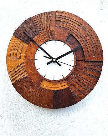 Zegar ścienny -  CICHY MECHANIZM, Clock Wood Studio