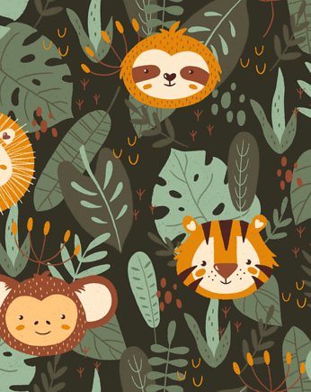 Tapeta Jungle Safari 1 53cmx10m PZ, Bajkowe Wnetrza