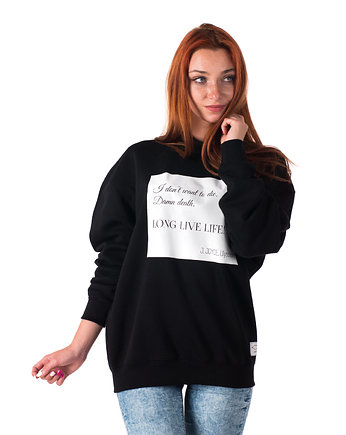 Bluza unisex z cytatem, James Joyce, Ulisses, Golden Lips