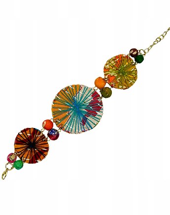 Bransoletka z bawełny z recyklingu pomysł na prezent dla niej eko OLIVKA, Olivka Warsaw