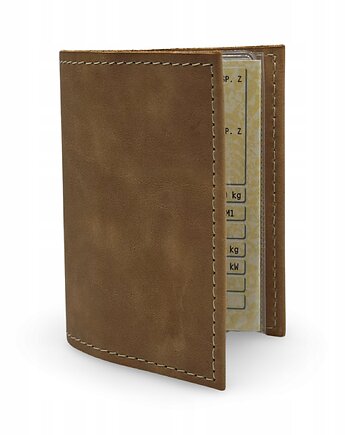 Etui na Dowód Rejestracyjny na Dokumenty Pokrowiec Beżowy Parker Quality, Parker Quality