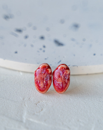 Kolczyki porcelanowe HEART