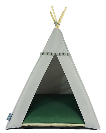 Legowisko Tipi - Butelkowa Zieleń, Halkalife