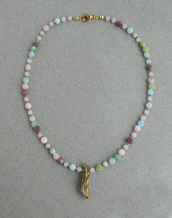 Pokusa Naszyjnik pastelowe kamienie, galeria nuit