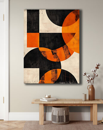 Geometria natury - Obraz na płótnie - Druk Blejtrama, Minimalizm, Loft #87, Black Sapphire Art