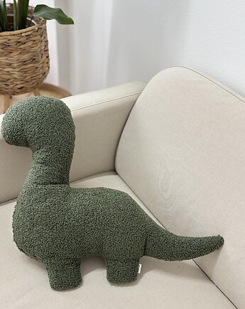 Poduszka Dinozaur Boucle Zielony, poduszkownia