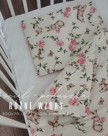 Pościel z wypełnieniem 100 x 75+ poduszka  wzory  kolory, Little Angels