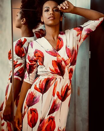 Sukienka maxi w tulipany, Maria Zak