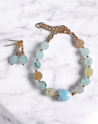 RAZEM TANIEJ! bransoletka, kolczyki : SPRING collection, kaktusia