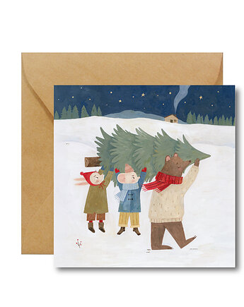 Przygotowania do Świąt - kartka świąteczna kartka na Boże Narodzenie, HI LITTLE