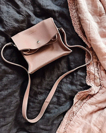 Boxy Bag S / Nude - dwuczęściowa torebka, OSOBY - Prezent dla siostry