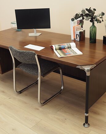Biurko palisandrowe Ico i Luisa Parisi, MIM Roma, lata 70., Przetwory design
