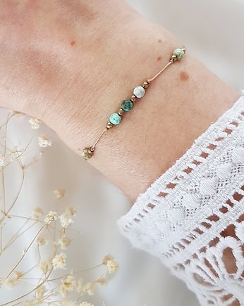 bransoletka turkus, LEI handmade 