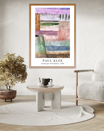 Plakat reprodukcja Paul Klee 'Landscape with Poplars', Well Done Shop
