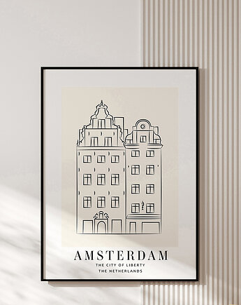 Plakat AMSTERDAM, OKAZJE - Prezent na 50 urodziny