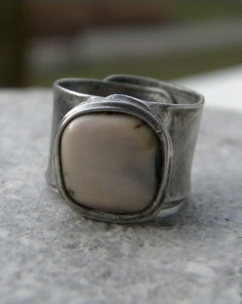 Roman Ancient Ring ;) jaspis mokait, Beata Trotter