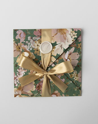 Kartka ślubna kopertówka kwiatowa O, Papiernik