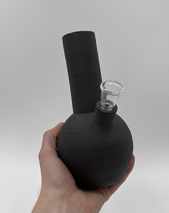 BONGO ceramiczne Black Matt zioło lufka, Bliss.