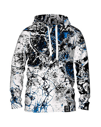Męska Bluza z kapturem DR.CROW Marble White, DrCrow