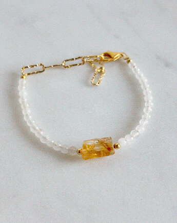 Bransoletka Cytryn i Jadeit, Chmolowska Jewellery
