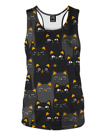 DR.CROW Bokserka Damska Cats Orange, DrCrow