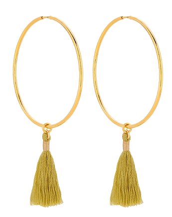 Duże złote kolczyki z chwostami, SOTHO