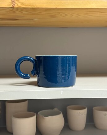 Kubek Midnight Blue Ring 400 ml  SA, POTPOTSTUDIO