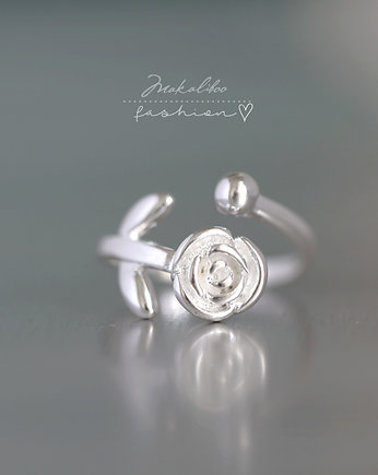 Pierścionek Rose- Makaliboo  - SREBRO 925 -BOX, Ewa Saj  Silver