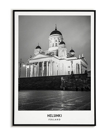 Plakat miasto FINLANDIA - HELSINKI obraz, Bajkowe Obrazki