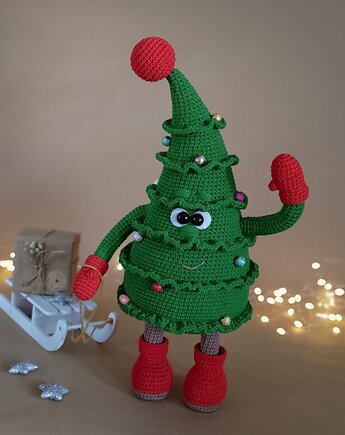 Maskotka choinka, Ozdoba świąteczna, Dekoracja na Boże Narodzenie, EcoToysByNastya