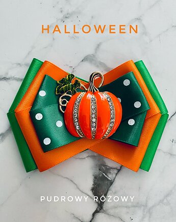 Brosza z niesamowitą Dynią Halloween New, Pudrowy Różowy