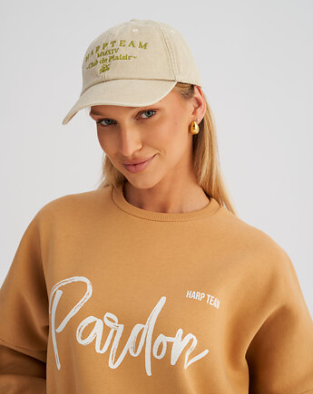 Sprana czapka z daszkiem VINTAGE beżowa, HARP TEAM