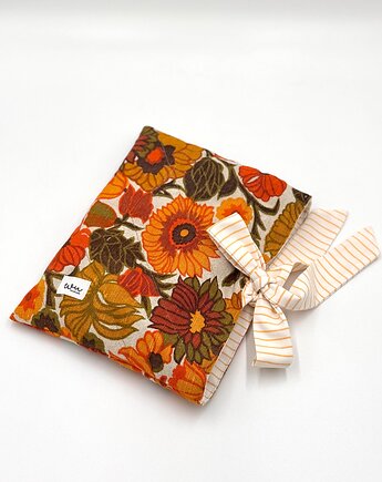 Otulacz na książkę Słoneczniki, wu handmade