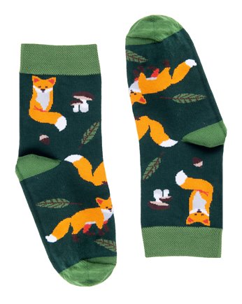 Skarpetki Leśna Kraina Lisy 26-30, FAVES. Socks&Friends