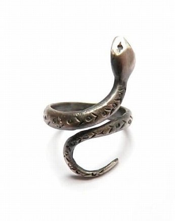 Wąż - pierścionek srebrny, OSOBY - Prezent dla Dziewczyny