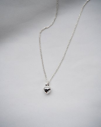 Naszyjnik srebrny z minimalistycznym serduszkiem AMOUR MICRO, OKAZJE - Prezent na Walentynki