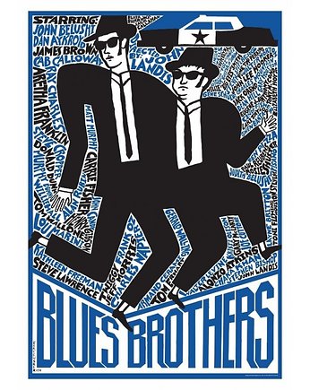 Kartka pocztowa - Blues Brothers, Galeria LueLue