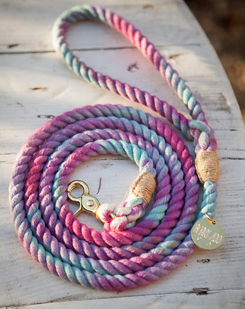 Smycz Purple Chameleon classic, berry zoo