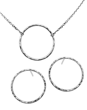 Srebrny komplet biżuterii CIRCLE OF LIFE, IVE Jewelry